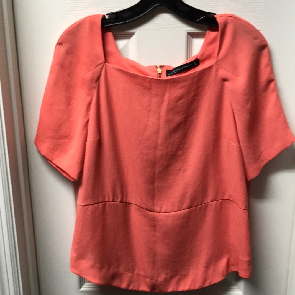 Zara Woman Silk like Blouse